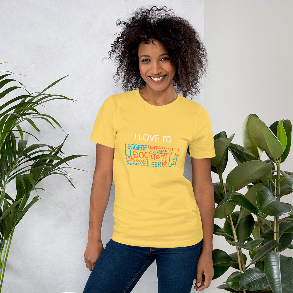 I Love To read T-shirt