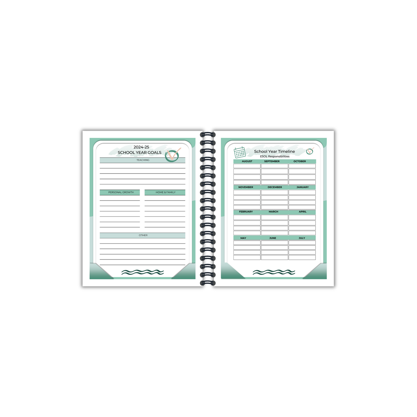 ESL Teacher 2025 - 26 Planner (Paper Back)
