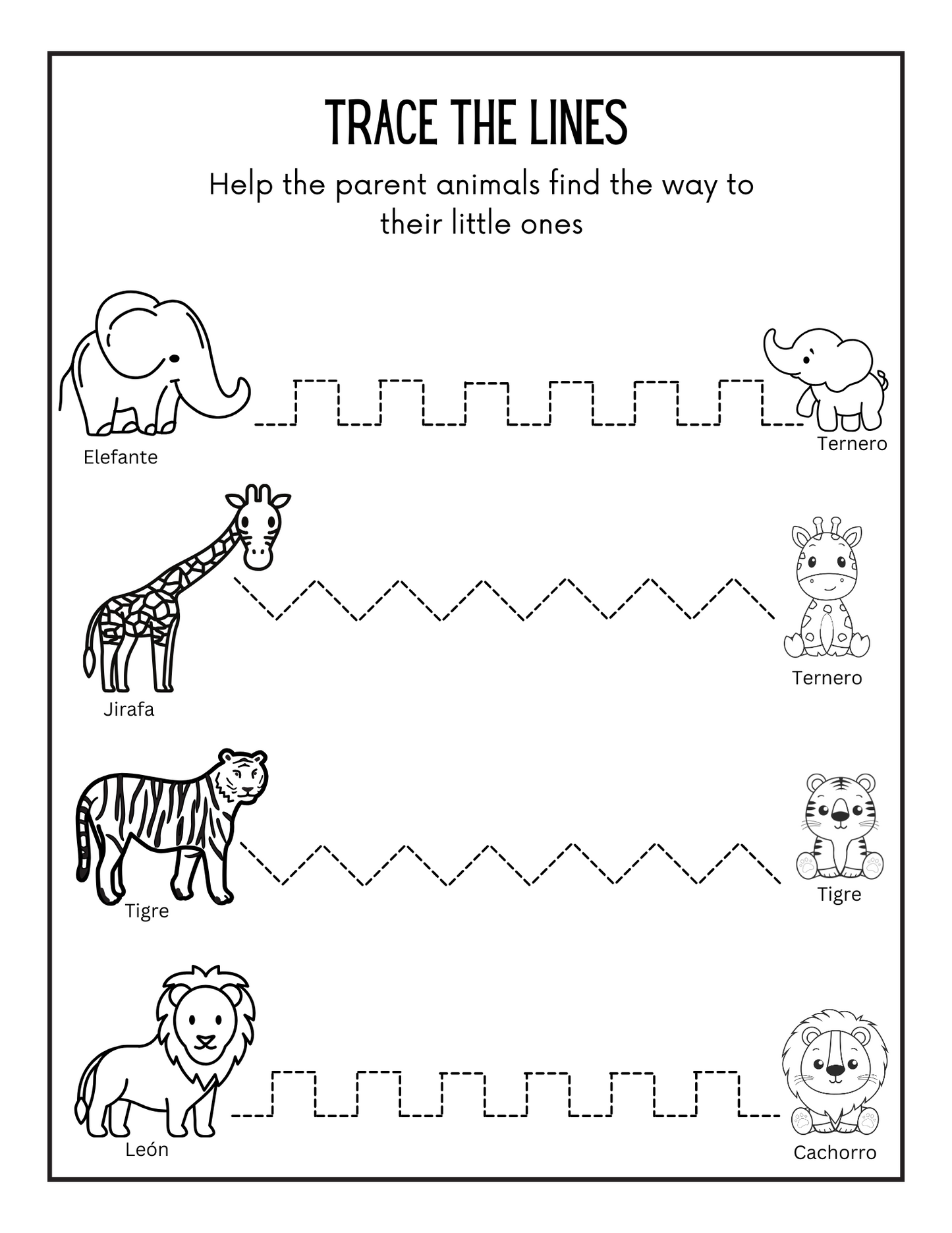 Children's Spanish Jungle Activity Pack - Paperback