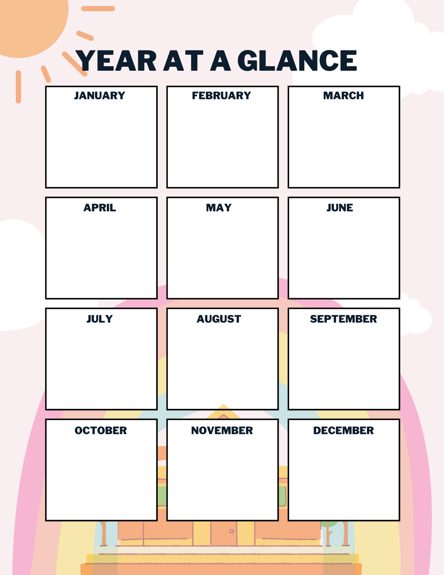My Academic Planner (PDF Printable)