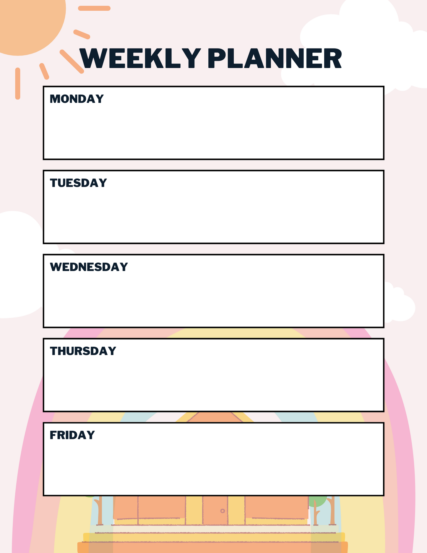 My Academic Planner (PDF Printable)