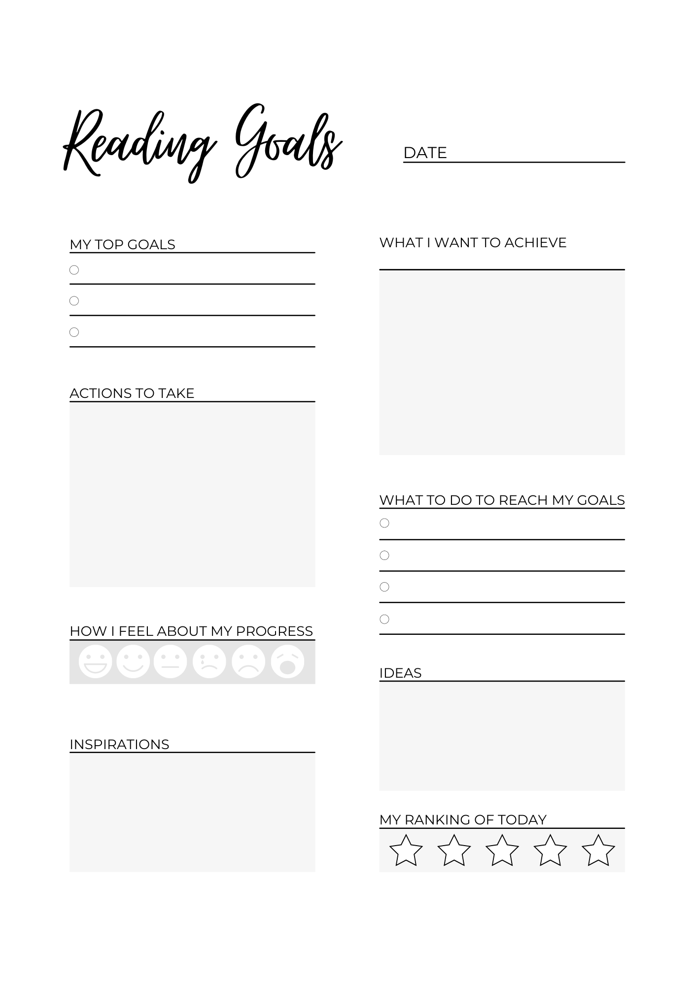Vocabulary Learning Journal (Printable)
