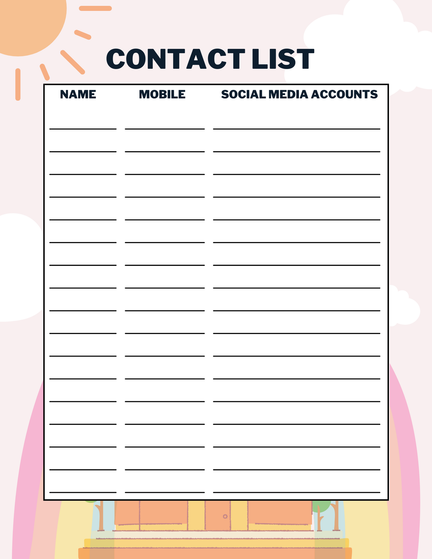 My Academic Planner (PDF Printable)