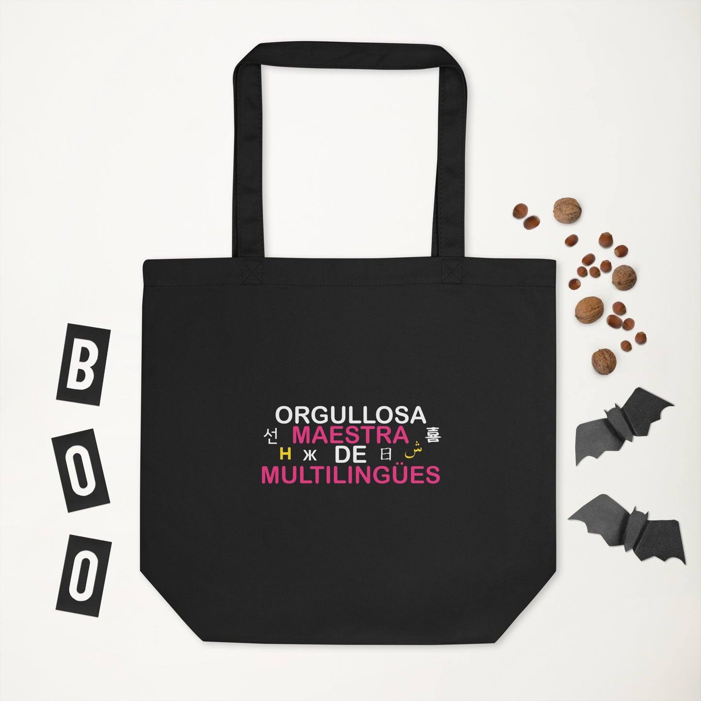 Bolso tote ecológico Orgullosa Maestra De Multilingues.