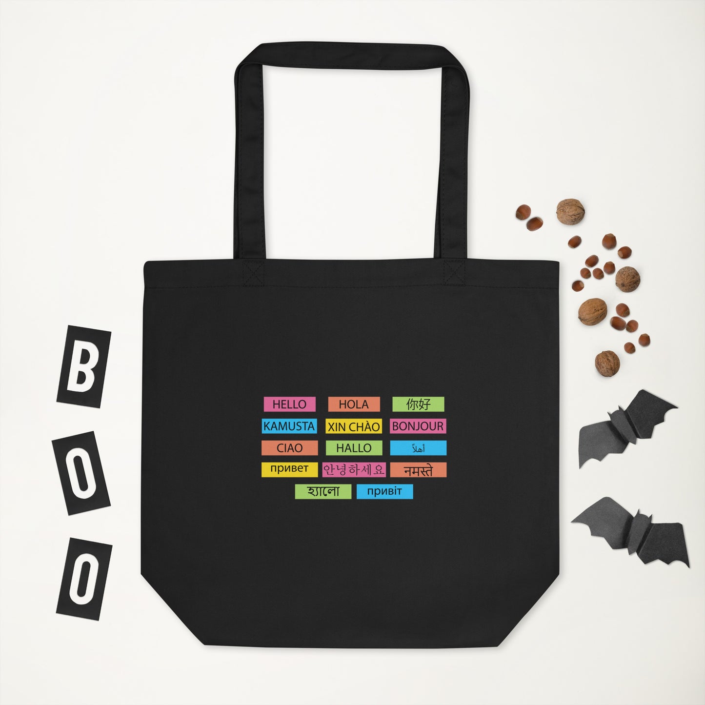 Multilingual Word Wall Eco Tote Bag