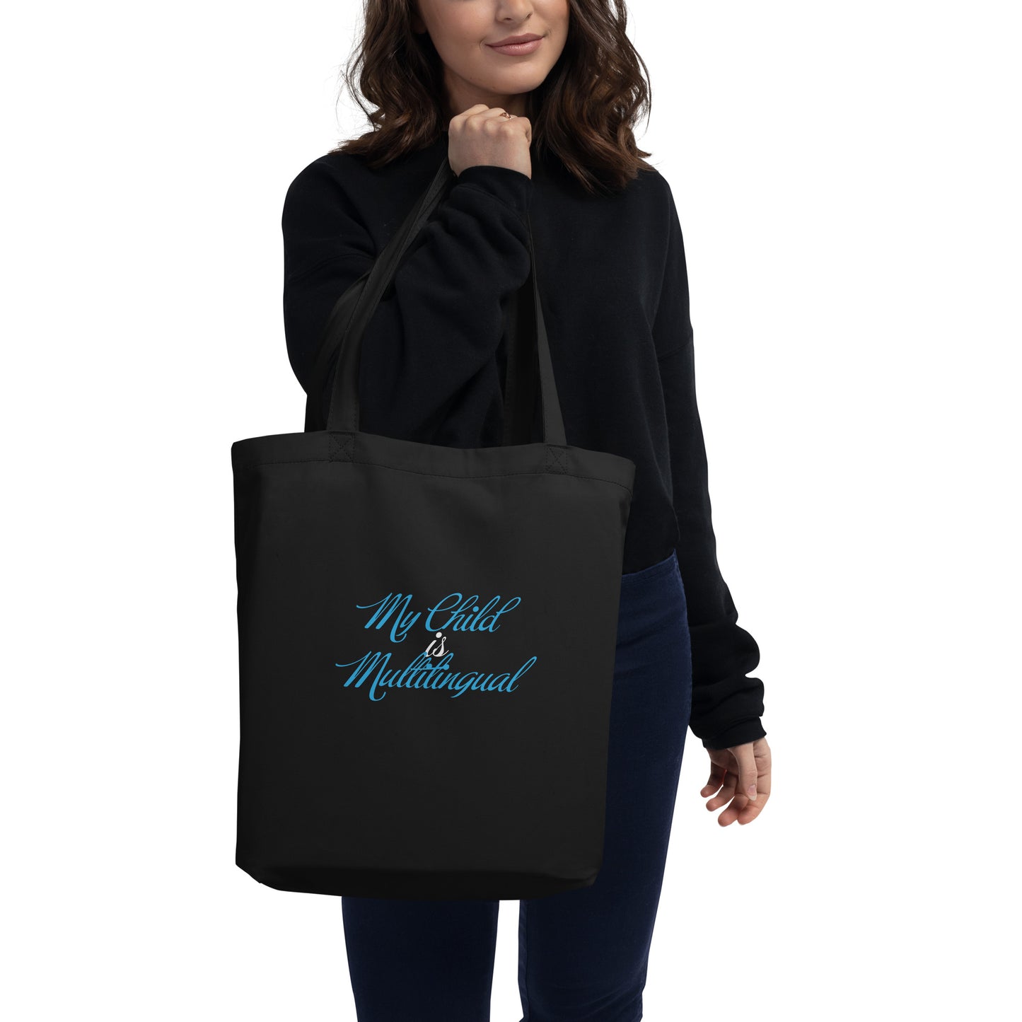 Bolso tote ecológico infantil multilingüe.