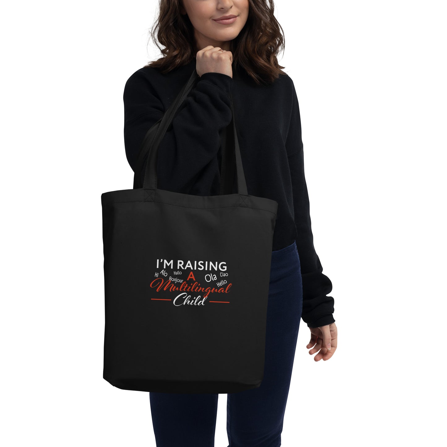 Raising Multilingual Eco Tote Bag.
