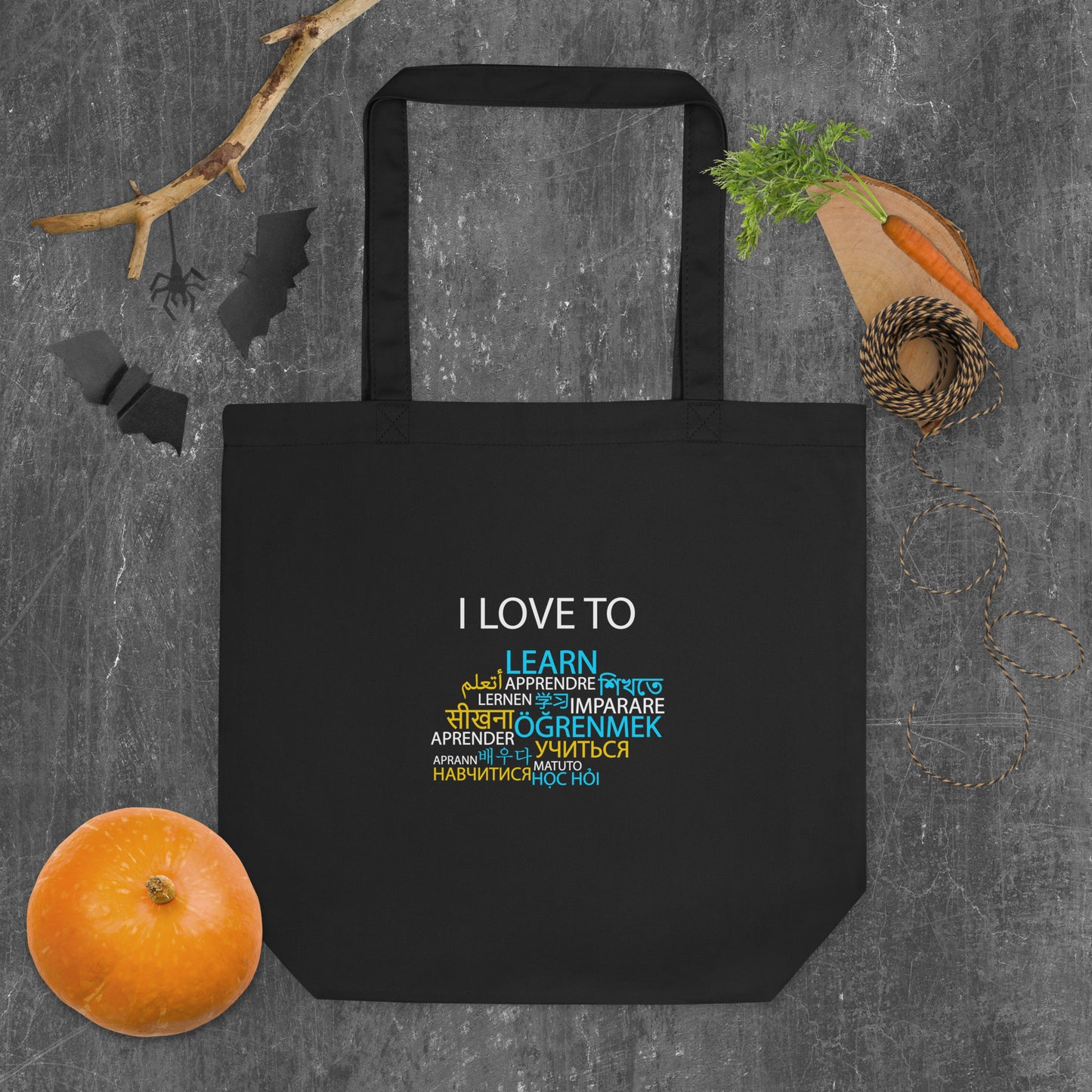 I Love To Learn Eco Tote Bag