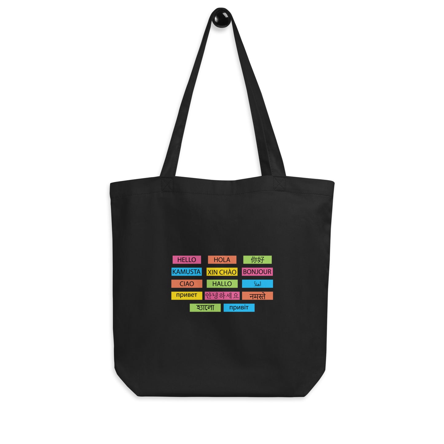 Multilingual Word Wall Eco Tote Bag