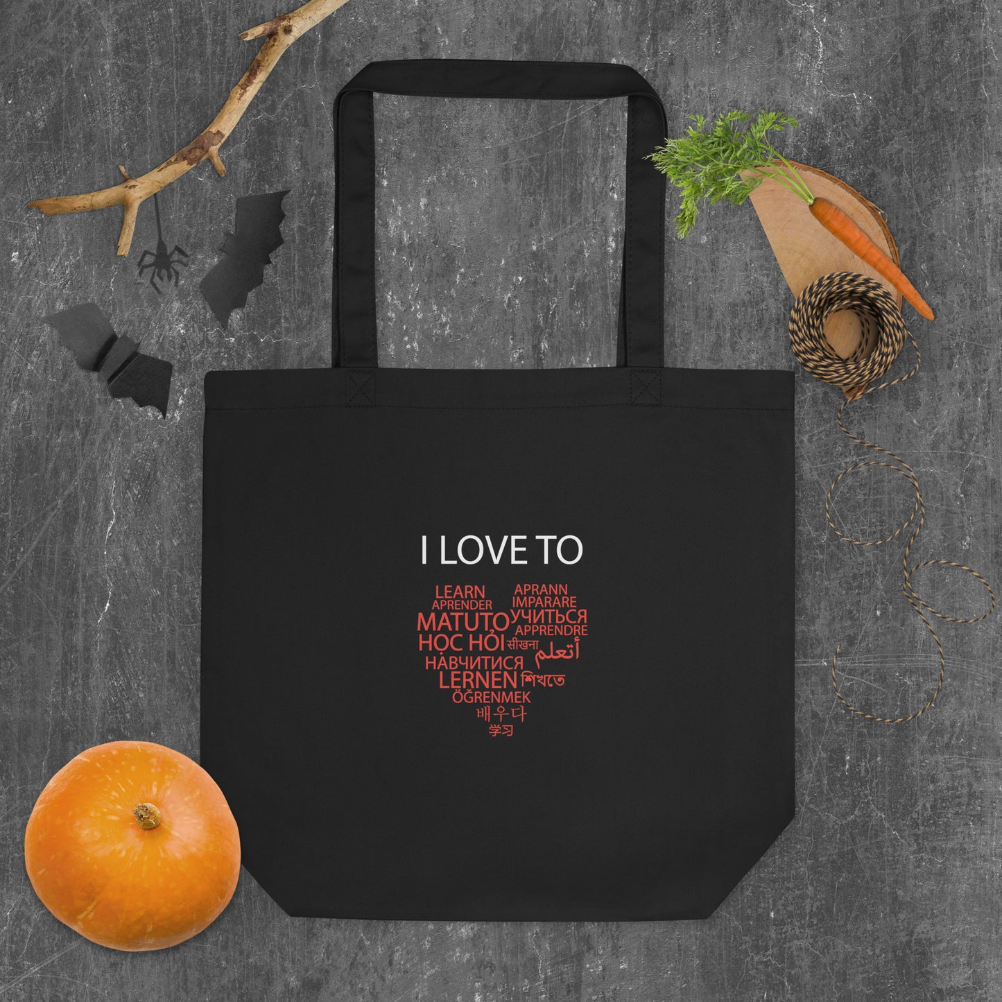 I Love To Learn Eco Tote Bag