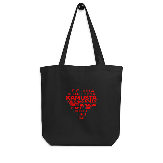 Hello In Different Languages Tote Bag