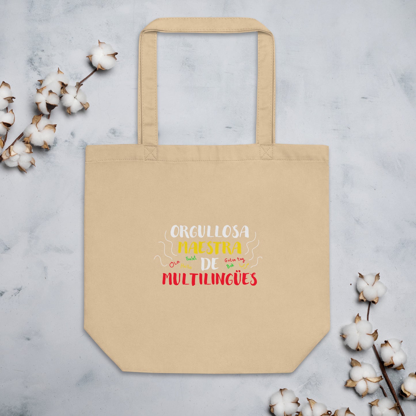 Orgullosa Maestra De Multilingues  Eco Tote Bag