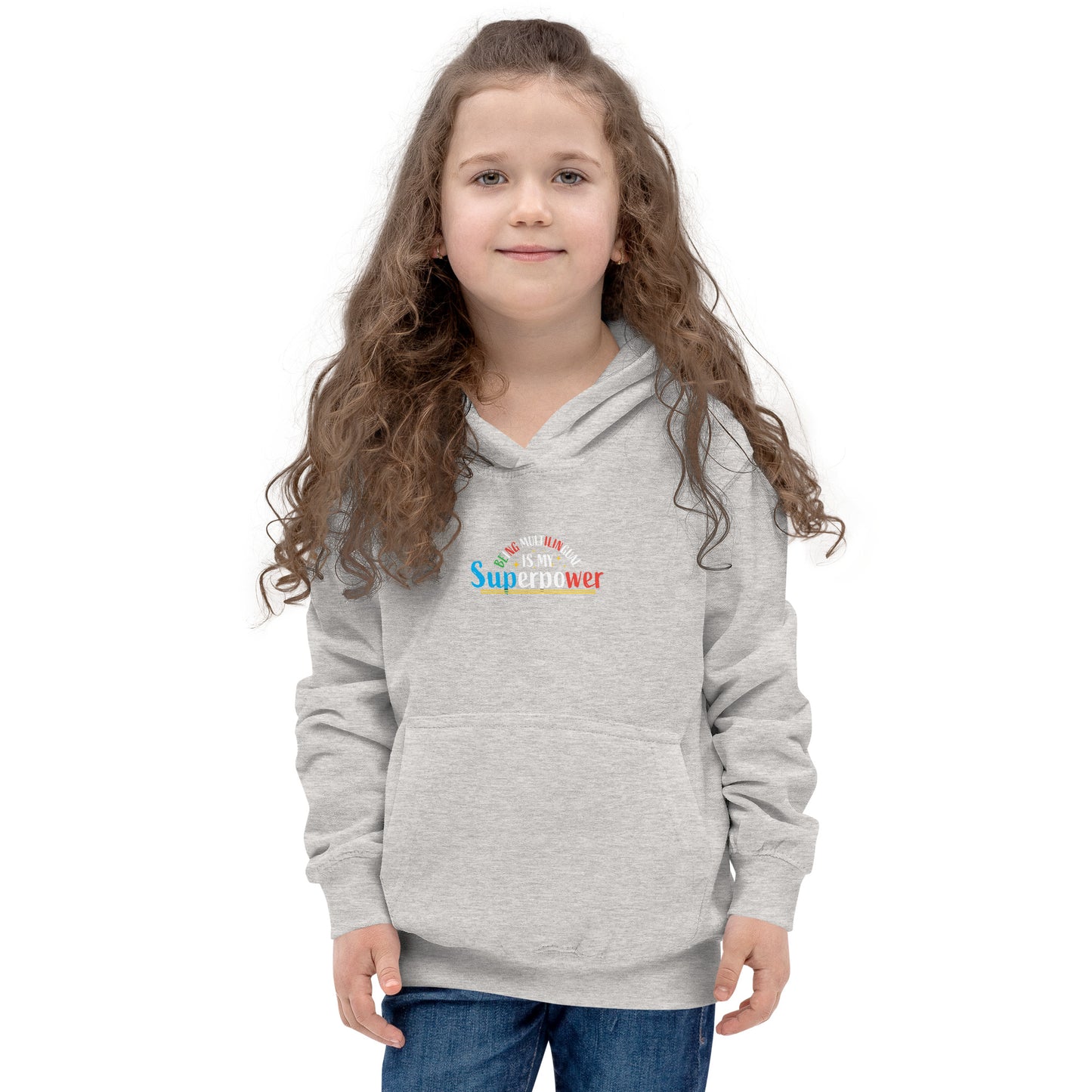 Multilingual Superpower Kids Hoodie