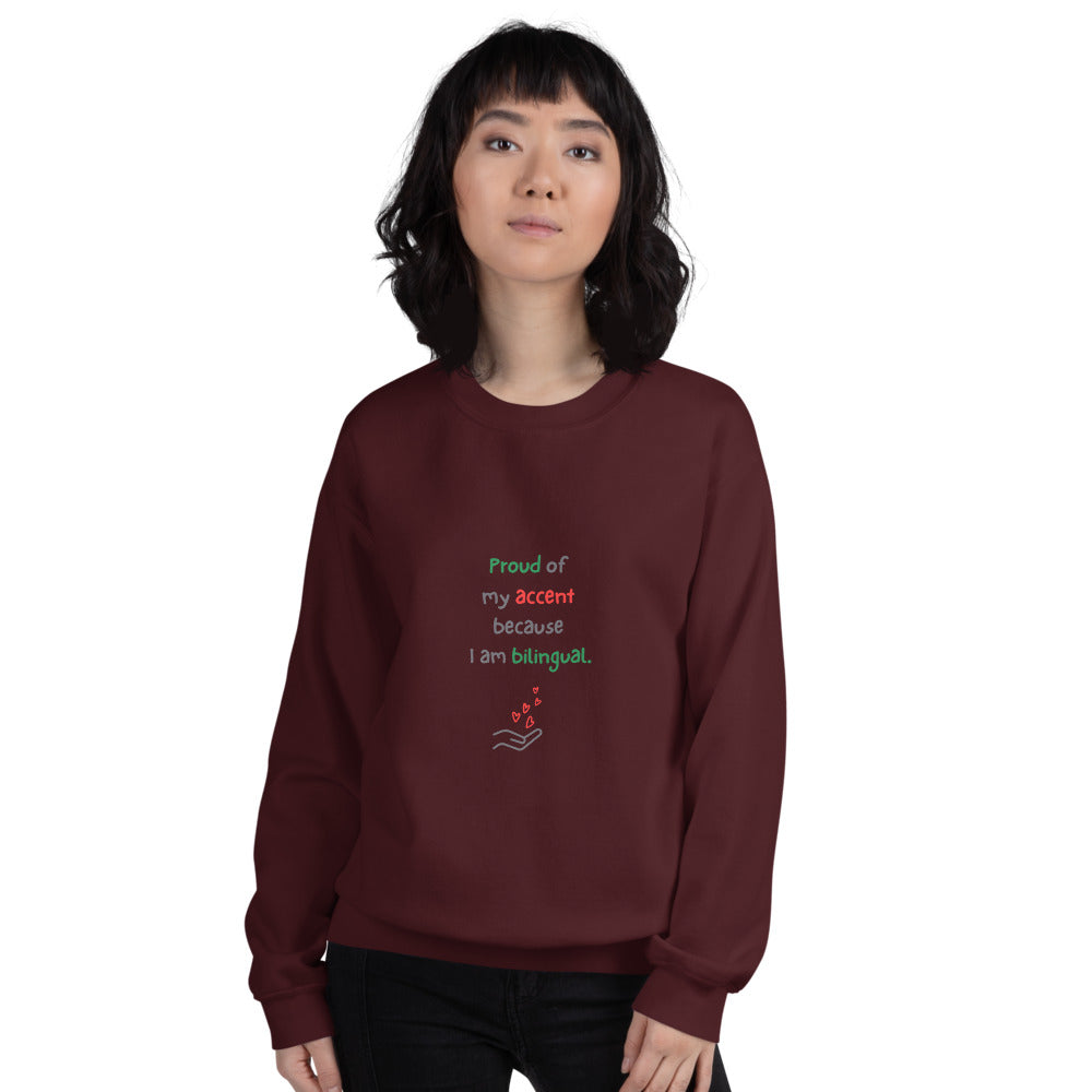 Proud Accent Sweatshirt Unisex