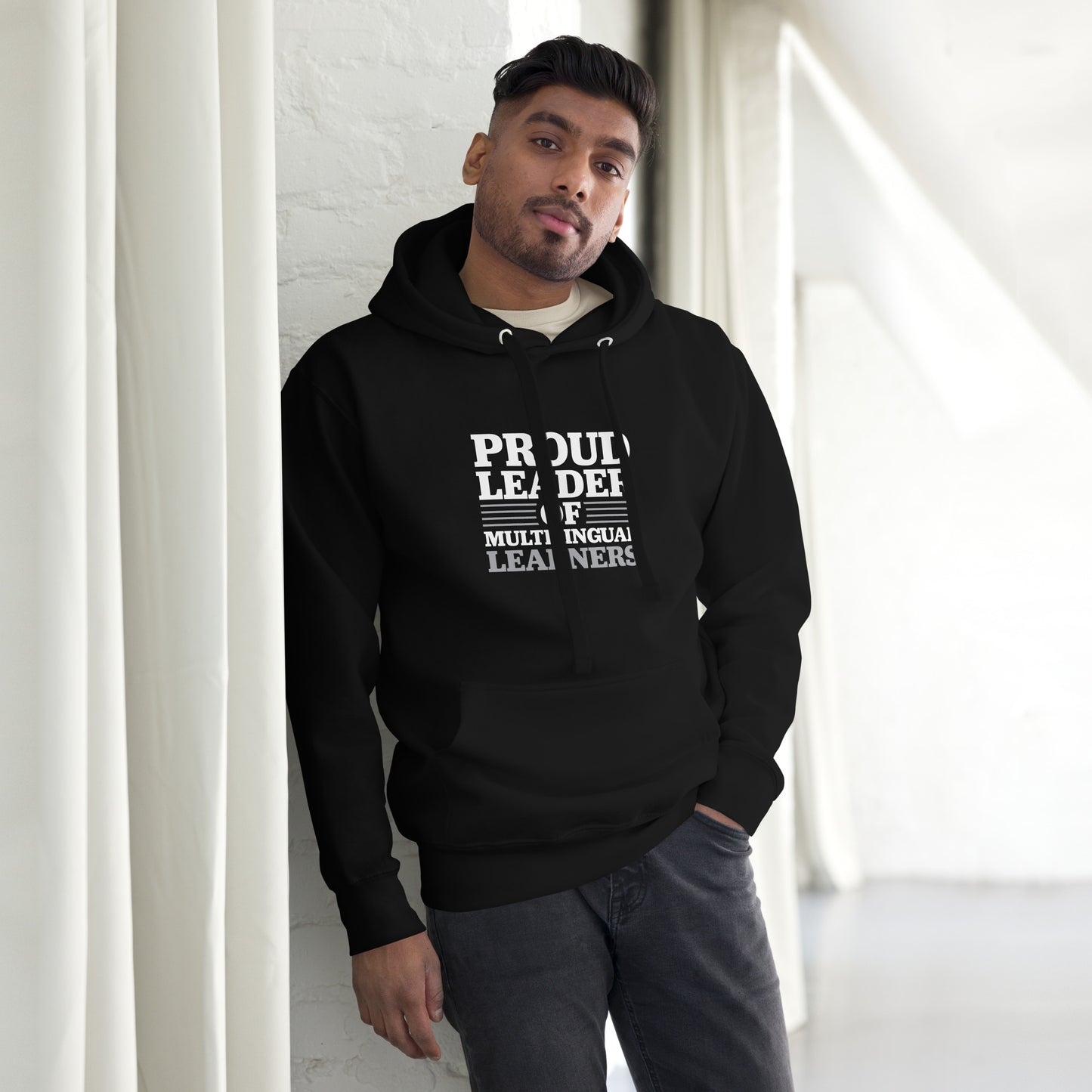 Sudadera con capucha orgullosa del profesor de ESL.