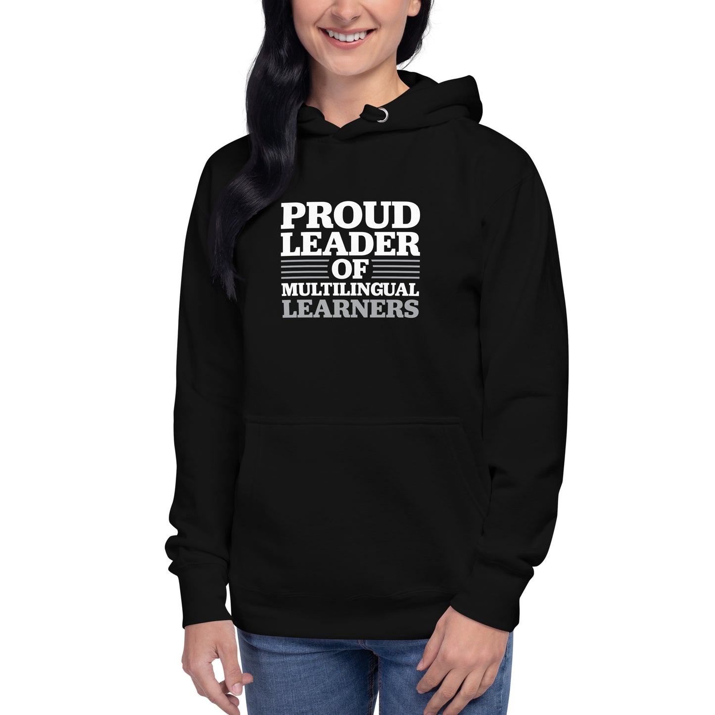 Sudadera con capucha orgullosa del profesor de ESL.
