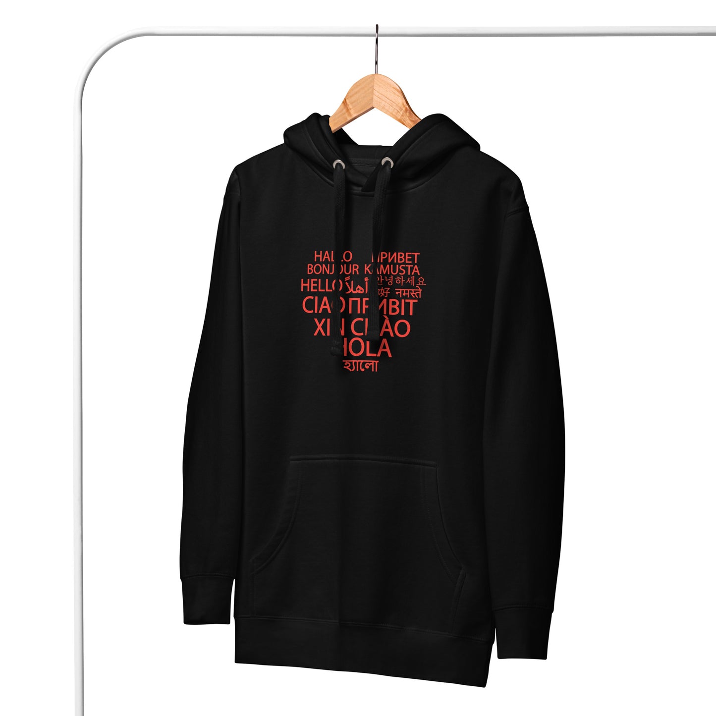 Hola sudadera con capucha