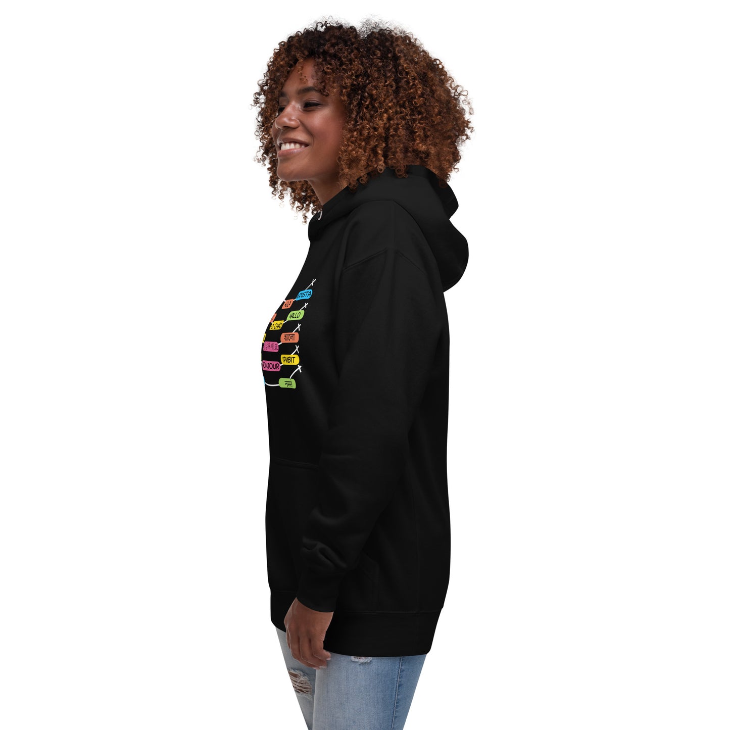 Multilingual Word Wall Hoodie