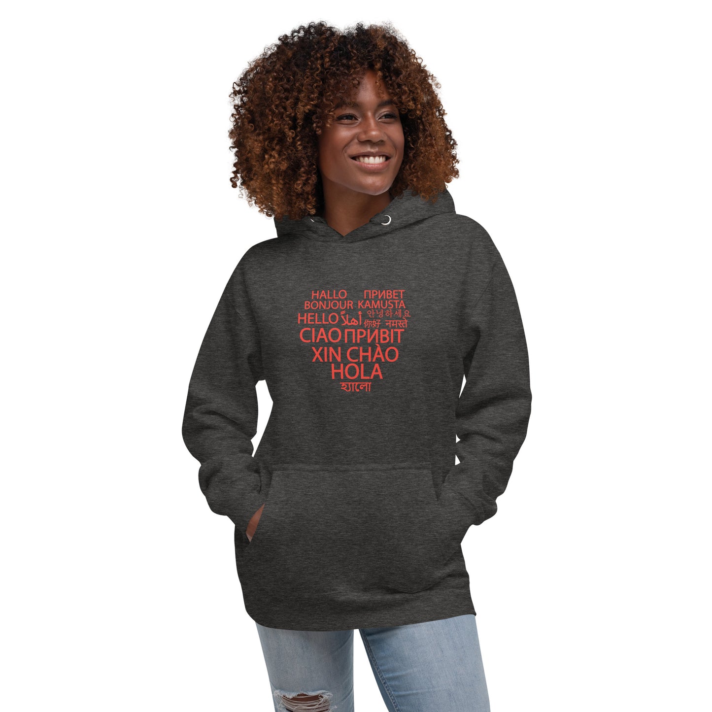 Hola sudadera con capucha