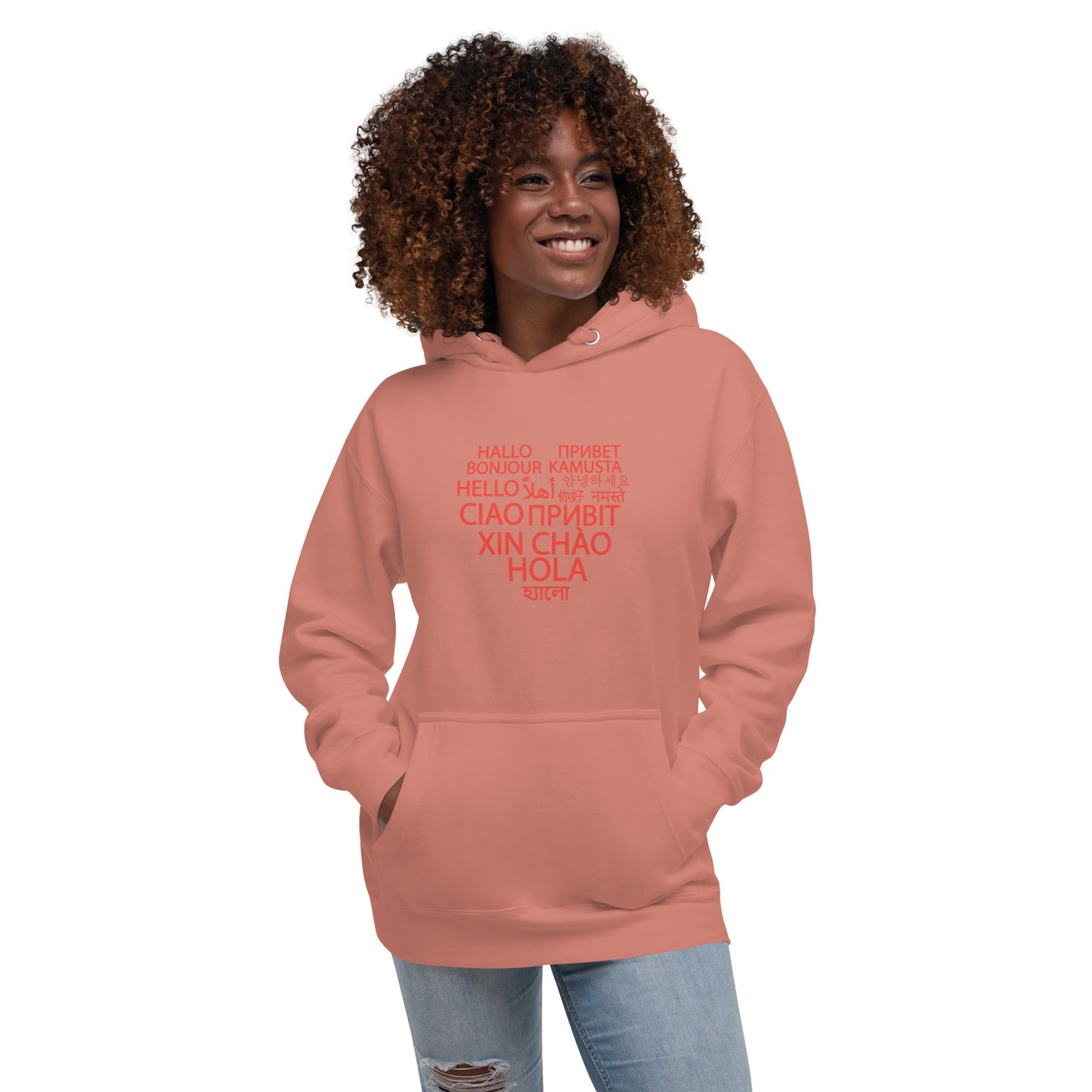 Hola sudadera con capucha