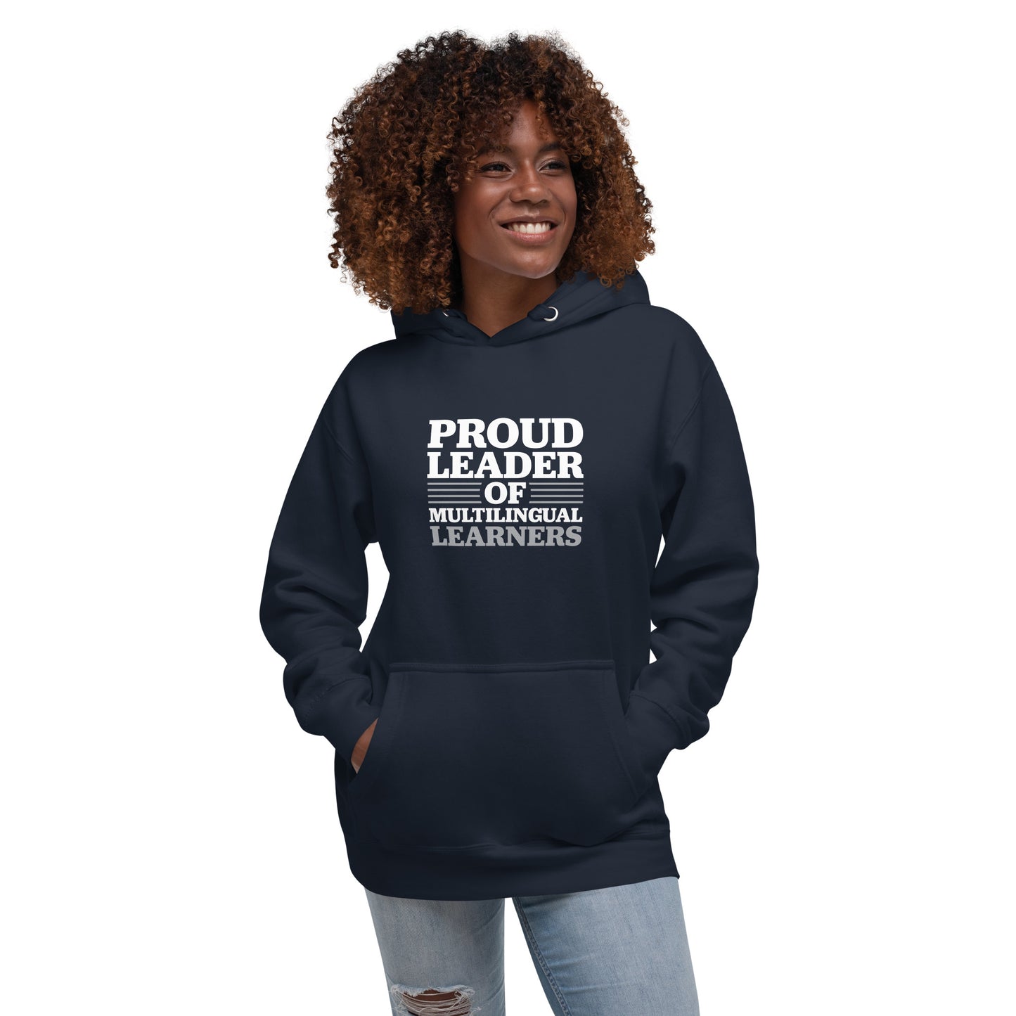 Sudadera con capucha orgullosa del profesor de ESL.
