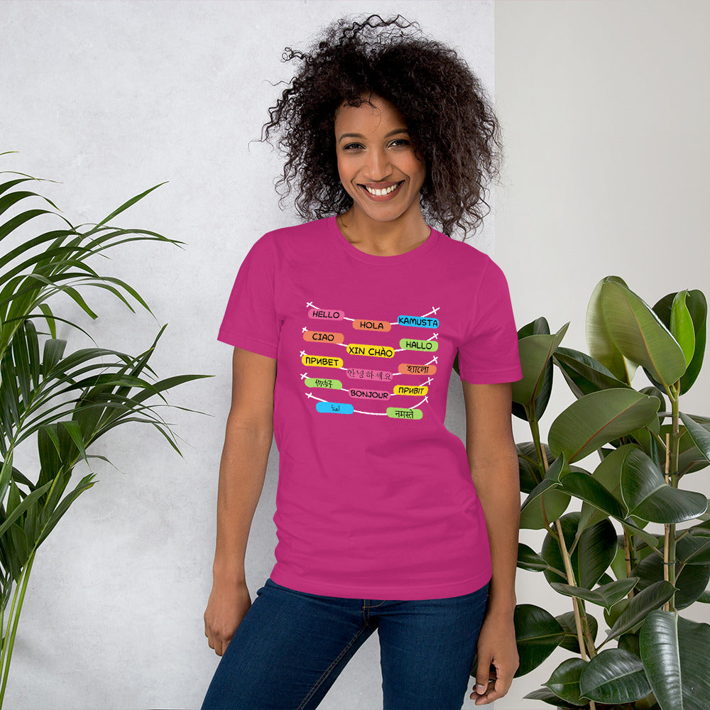Multilingual Word Wall t-shirt