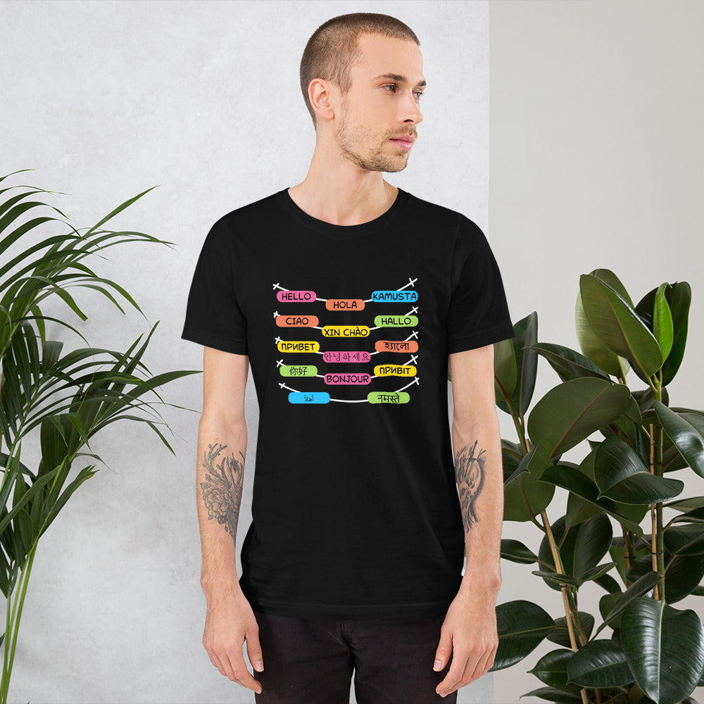 Multilingual Word Wall t-shirt