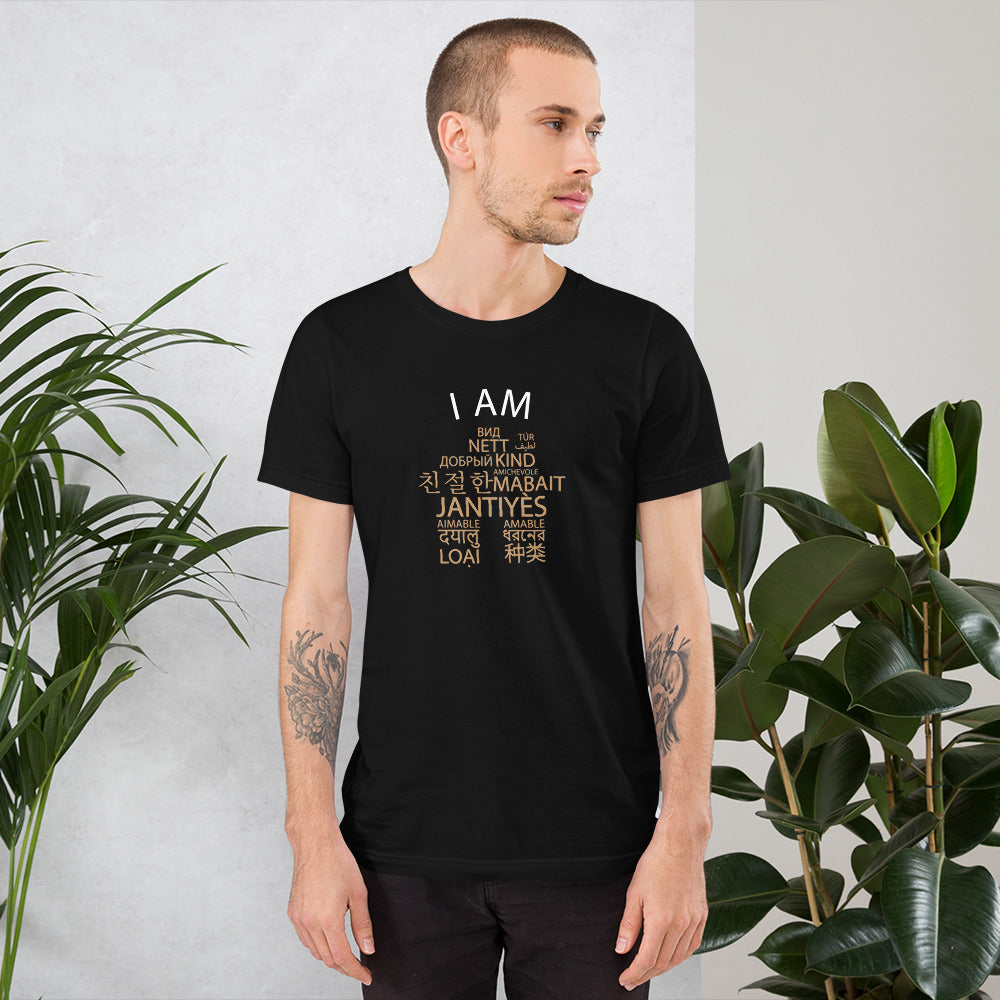 Soy una camiseta amable.