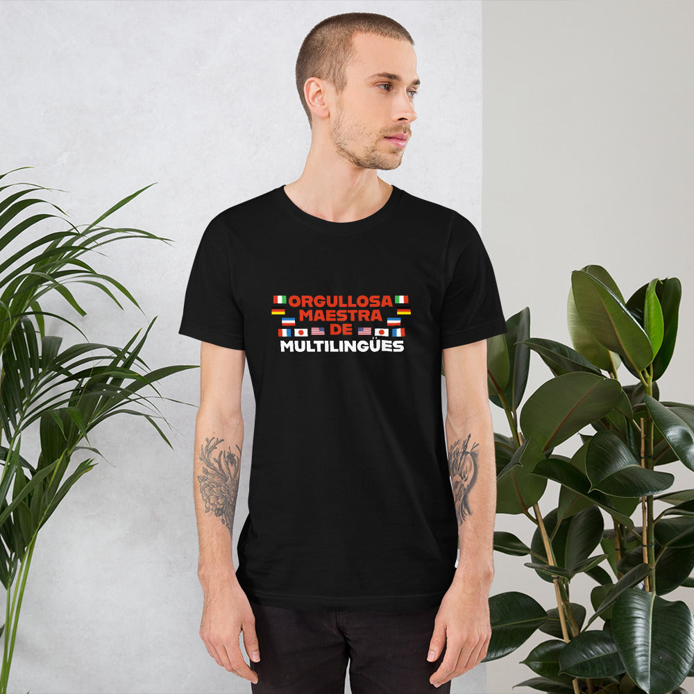 Orgullosa Maestra De Multilingues t-shirt