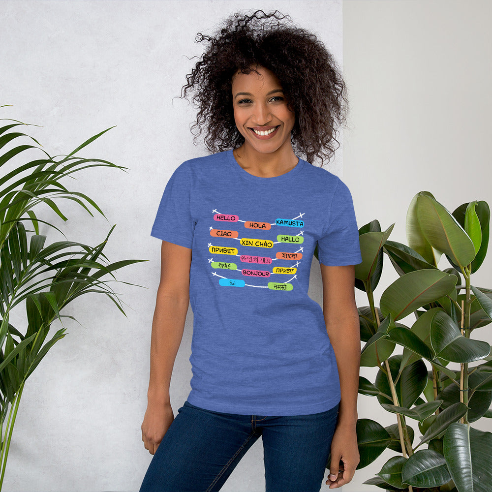 Multilingual Word Wall t-shirt