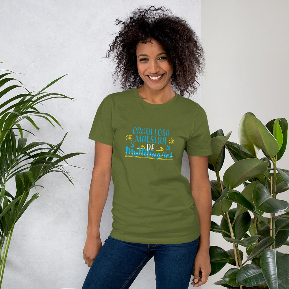 Orgullosa Maestra De Multilingues t-shirt