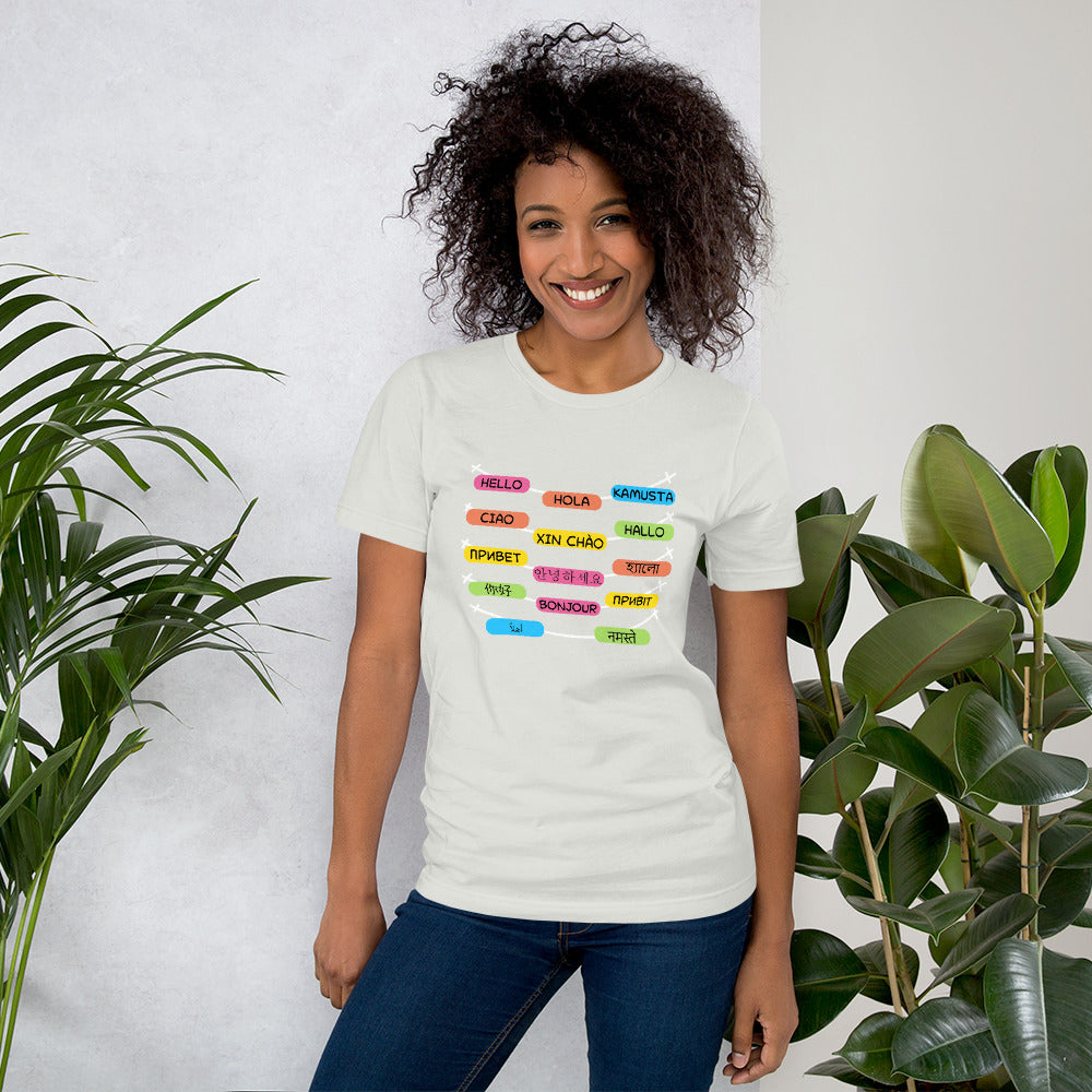 Multilingual Word Wall t-shirt