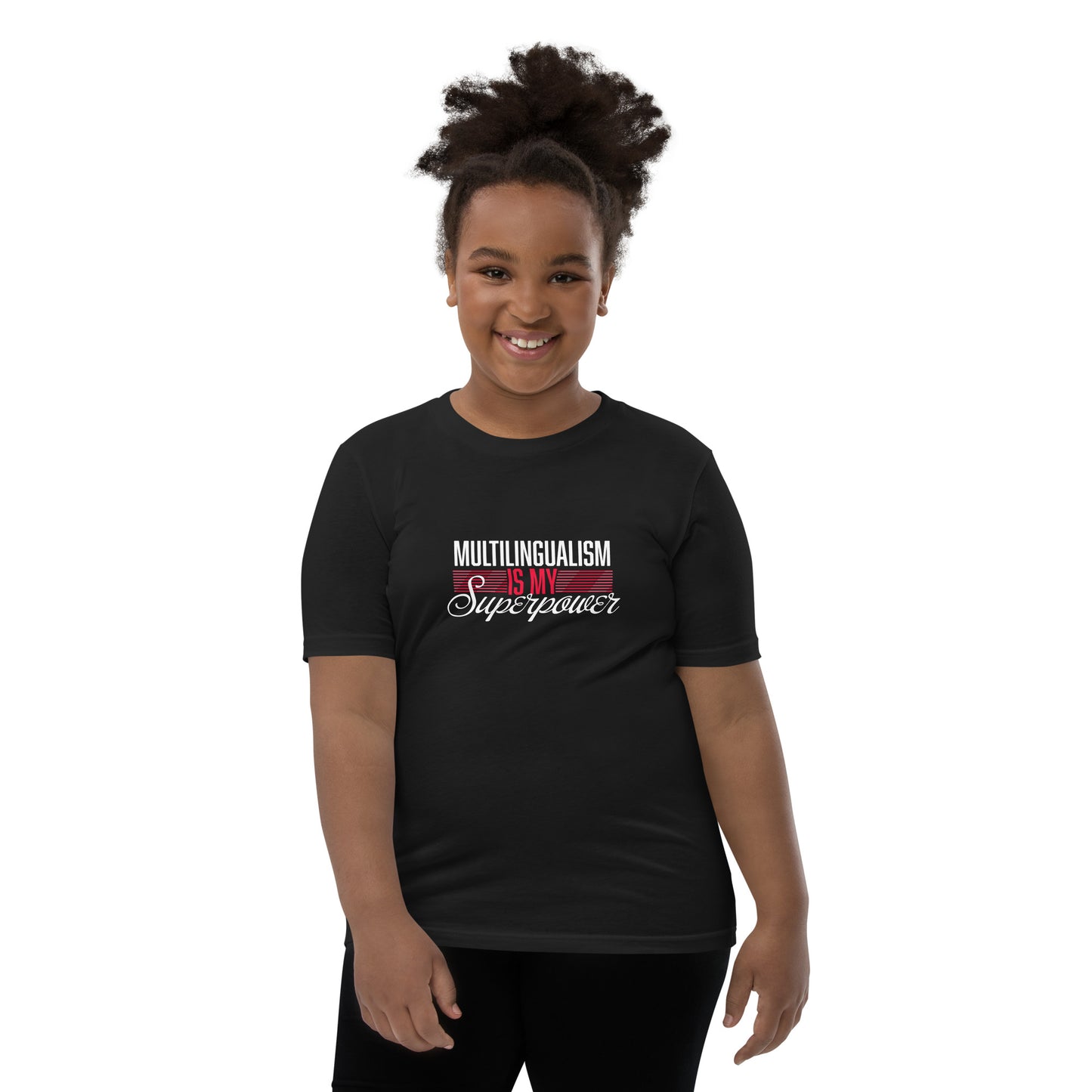 Multilingual Superpower Youth T-Shirt