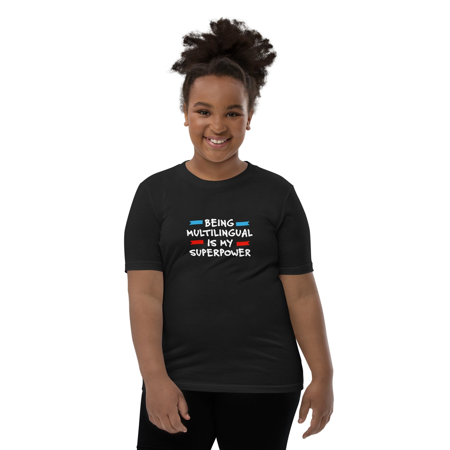 Multilingual Superpower Youth T-Shirt