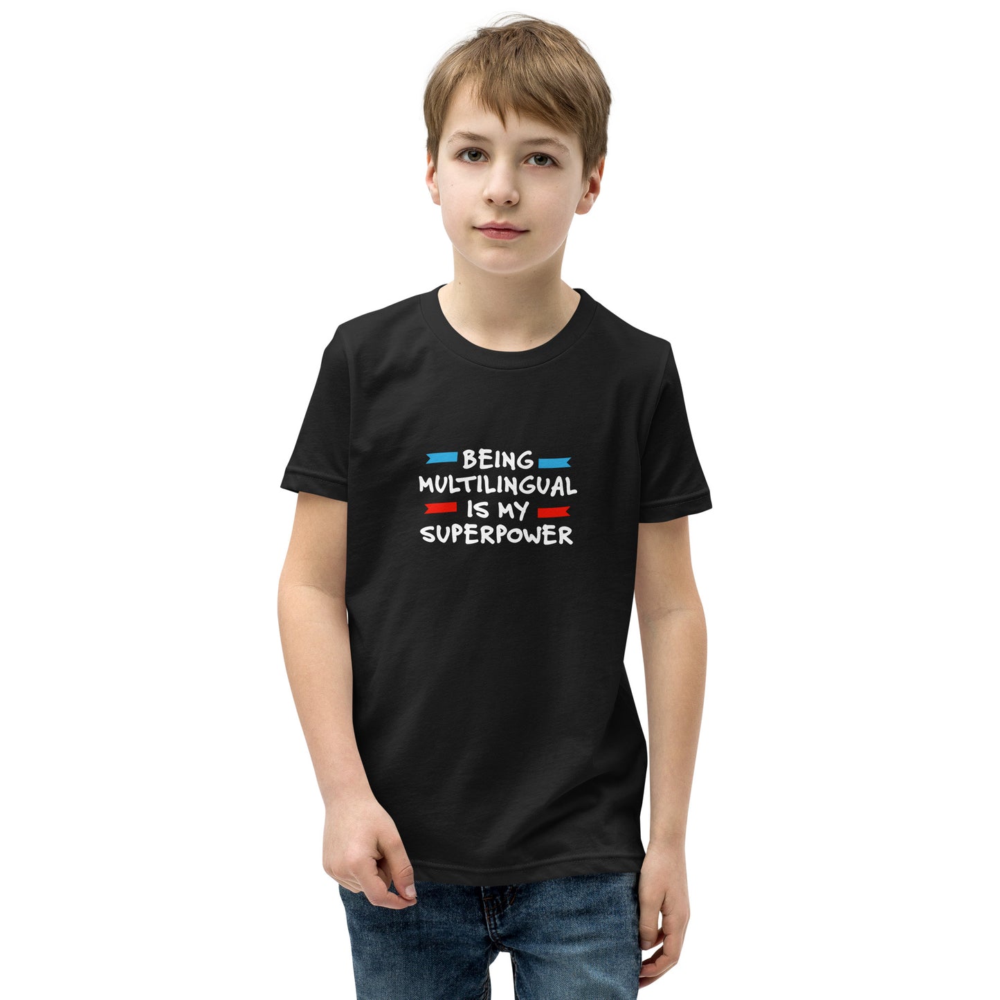 Multilingual Superpower Youth T-Shirt