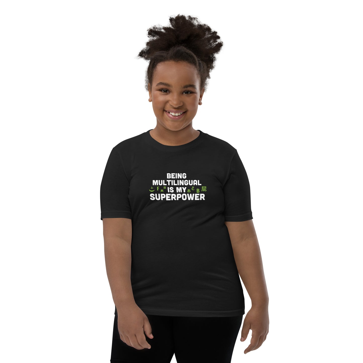 Multilingual Superpower Youth T-Shirt