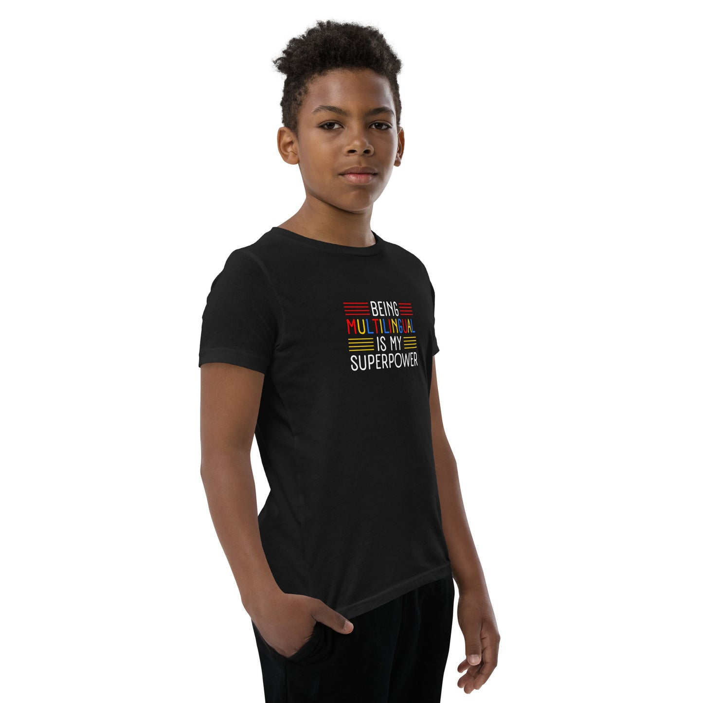 Multilingual Superpower Youth T-Shirt