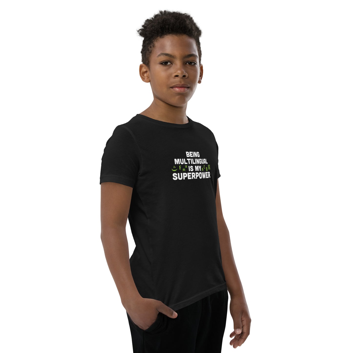 Multilingual Superpower Youth T-Shirt
