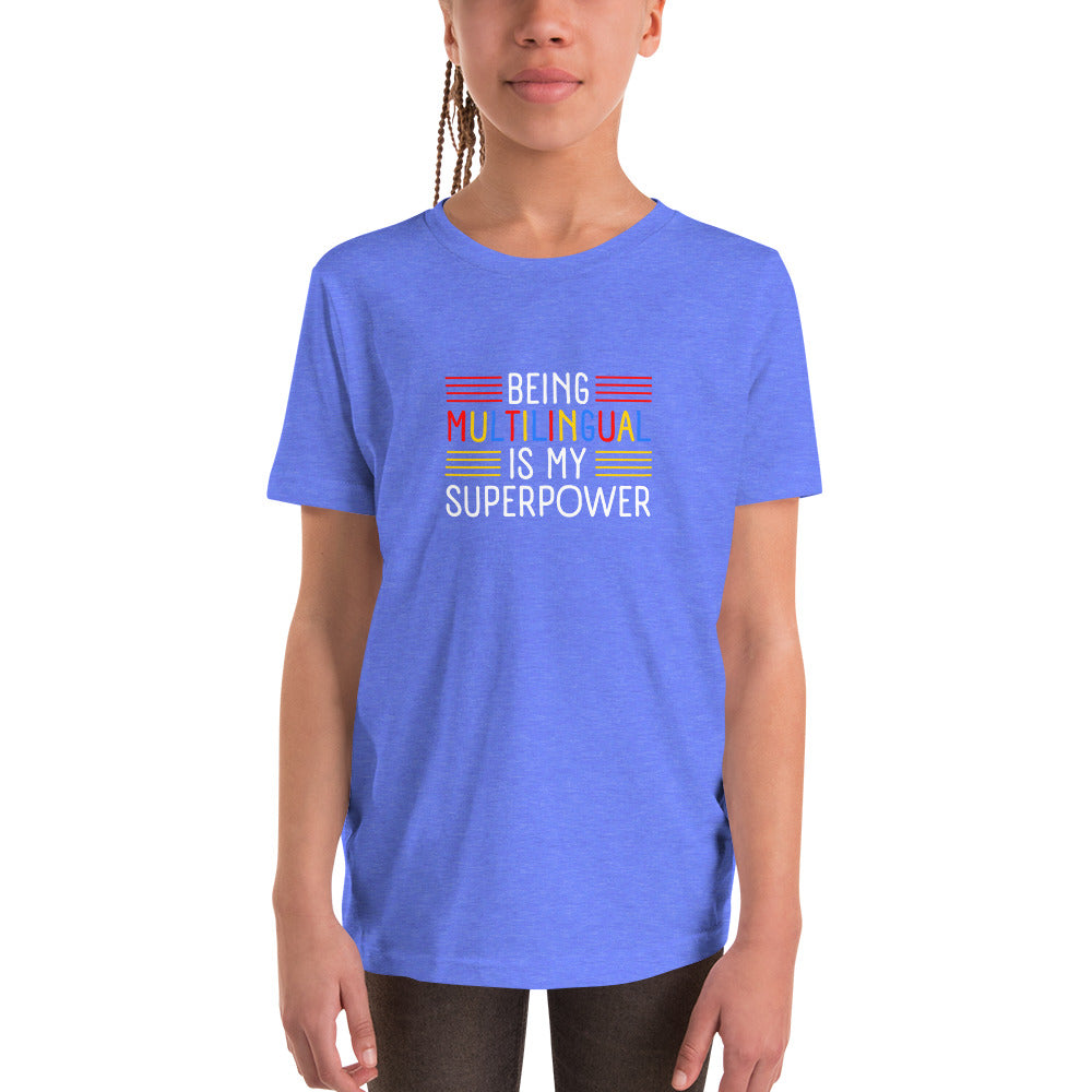 Multilingual Superpower Youth T-Shirt