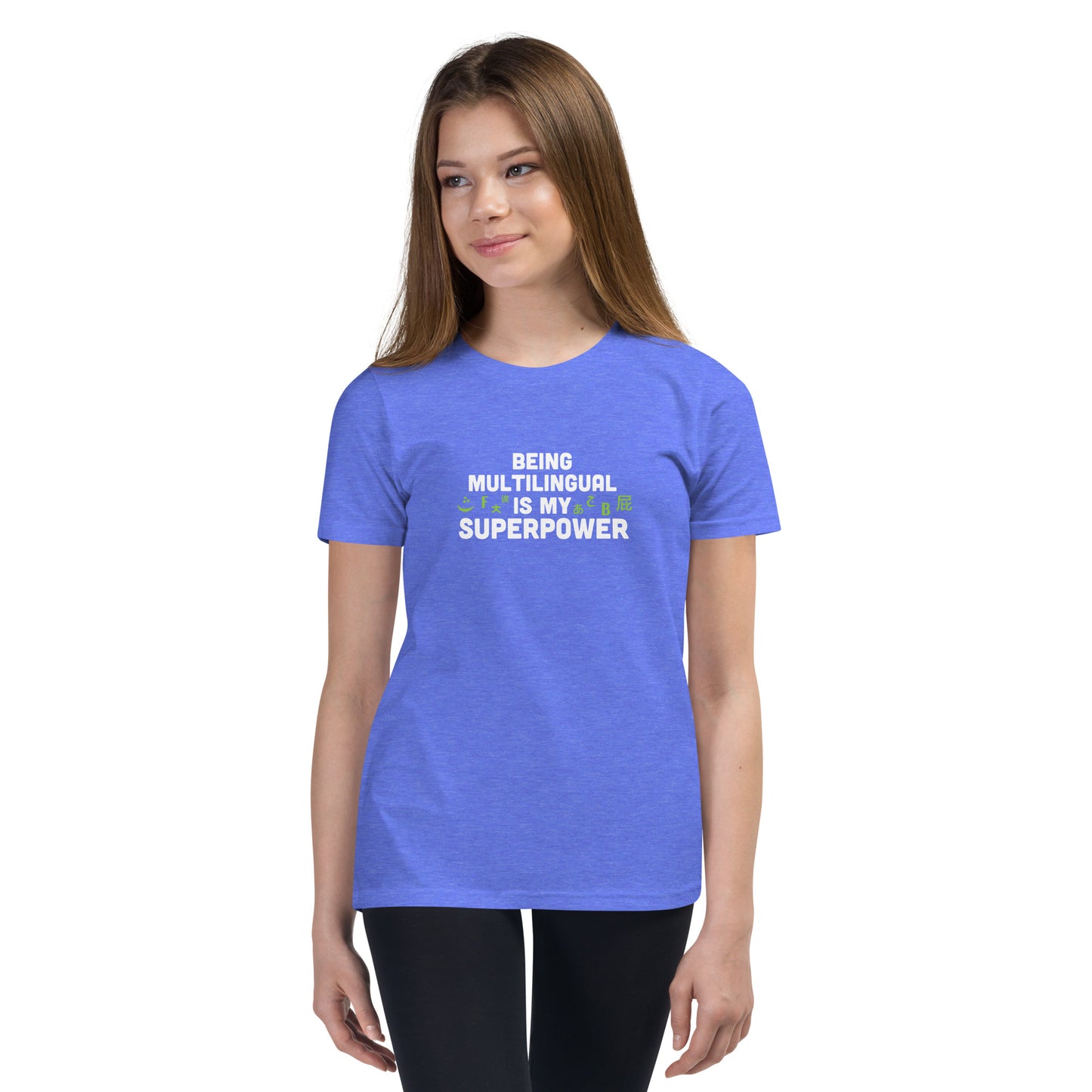 Multilingual Superpower Youth T-Shirt