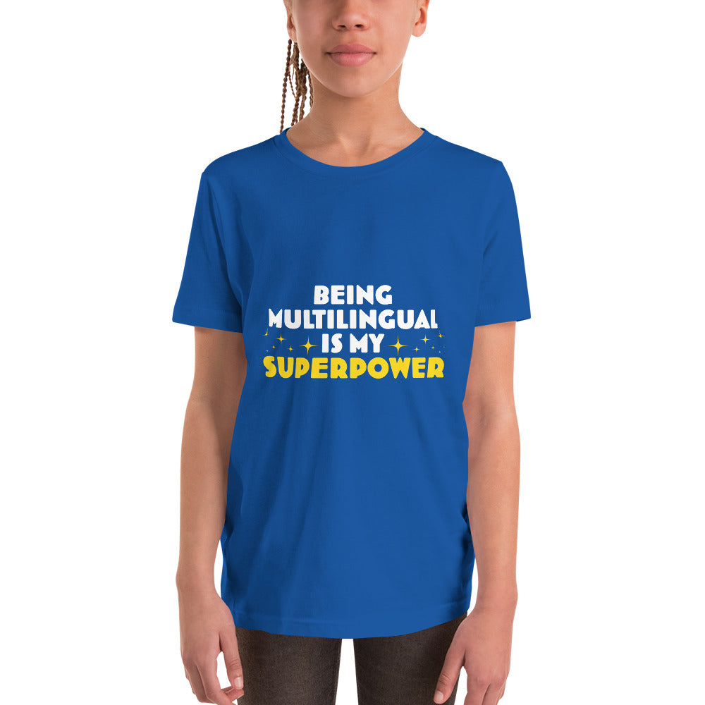 Proud Multilingual Youth Short Sleeve T-Shirt