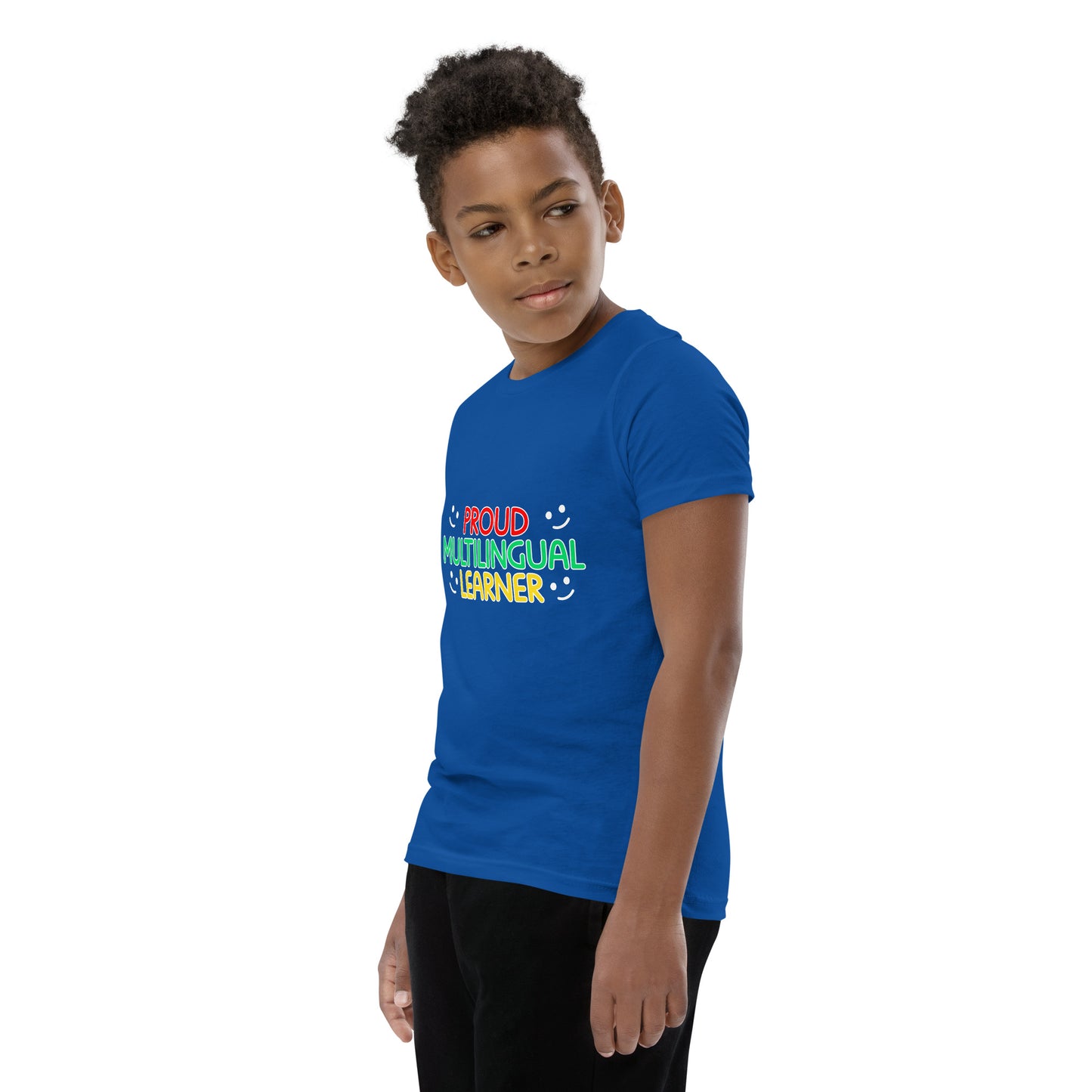 Proud Multilingual Youth Short Sleeve T-Shirt